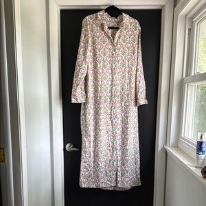 LOFT Multicolor Patterned Dress